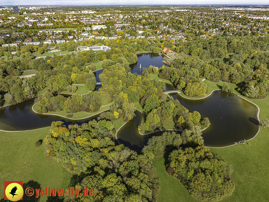 25.10.2023 - der Ostpark mit See und Biergarten