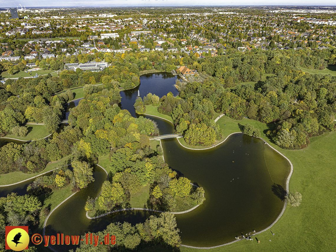 25.10.2023 - der Ostpark mit See und Biergarten