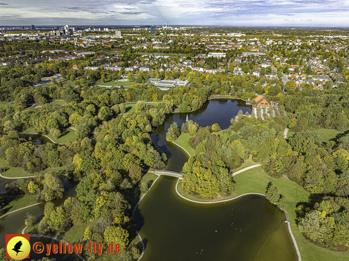 25.10.2023 - der Ostpark mit See und Biergarten