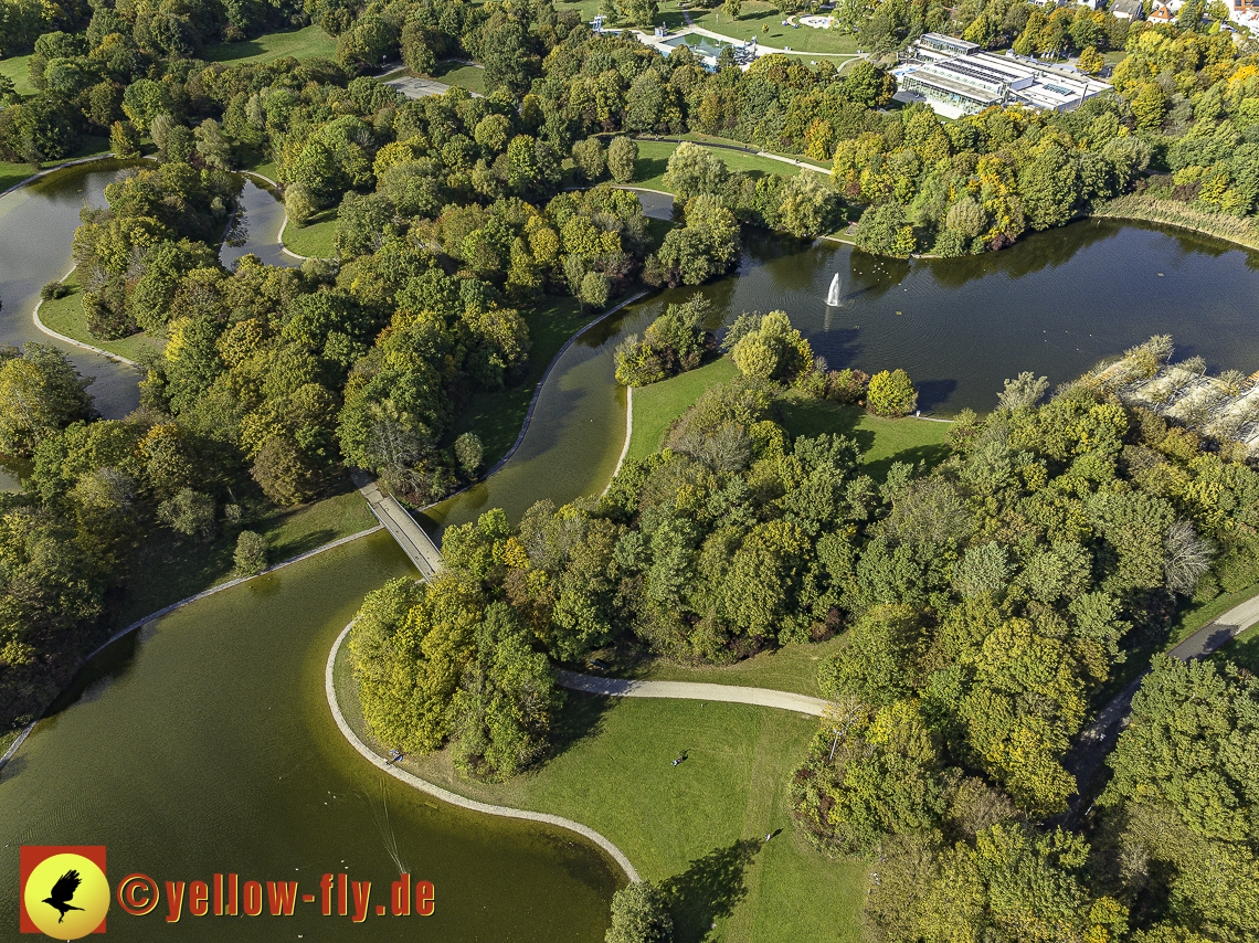 25.10.2023 - der Ostpark mit See und Biergarten