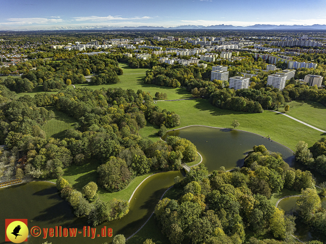 25.10.2023 - der Ostpark mit See und Biergarten