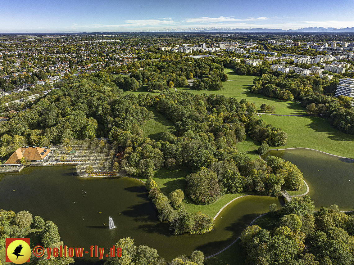 25.10.2023 - der Ostpark mit See und Biergarten