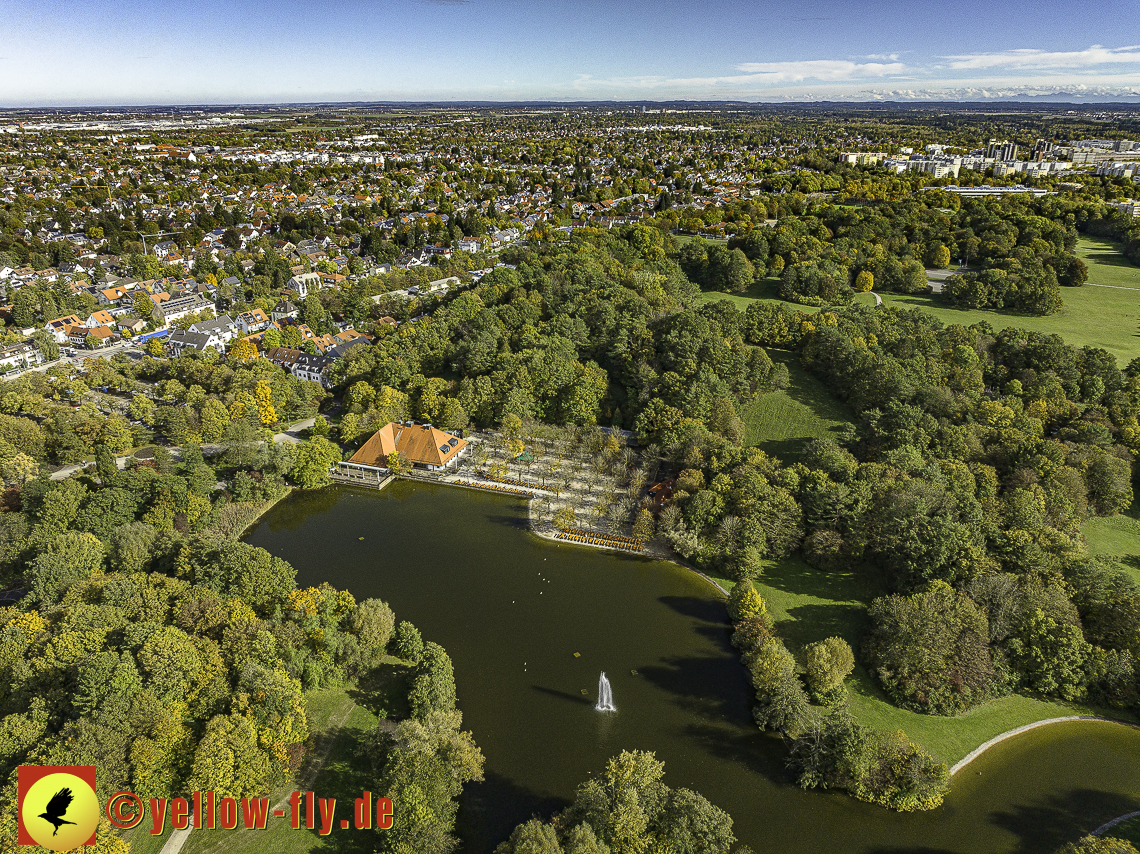 25.10.2023 - der Ostpark mit See und Biergarten