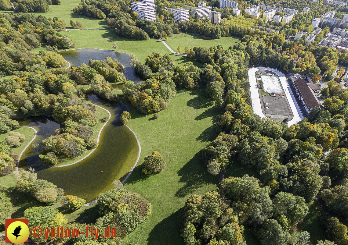 25.10.2023 - der Ostpark mit See und Biergarten