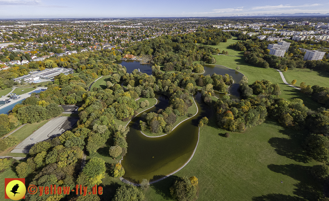 25.10.2023 - der Ostpark mit See und Biergarten