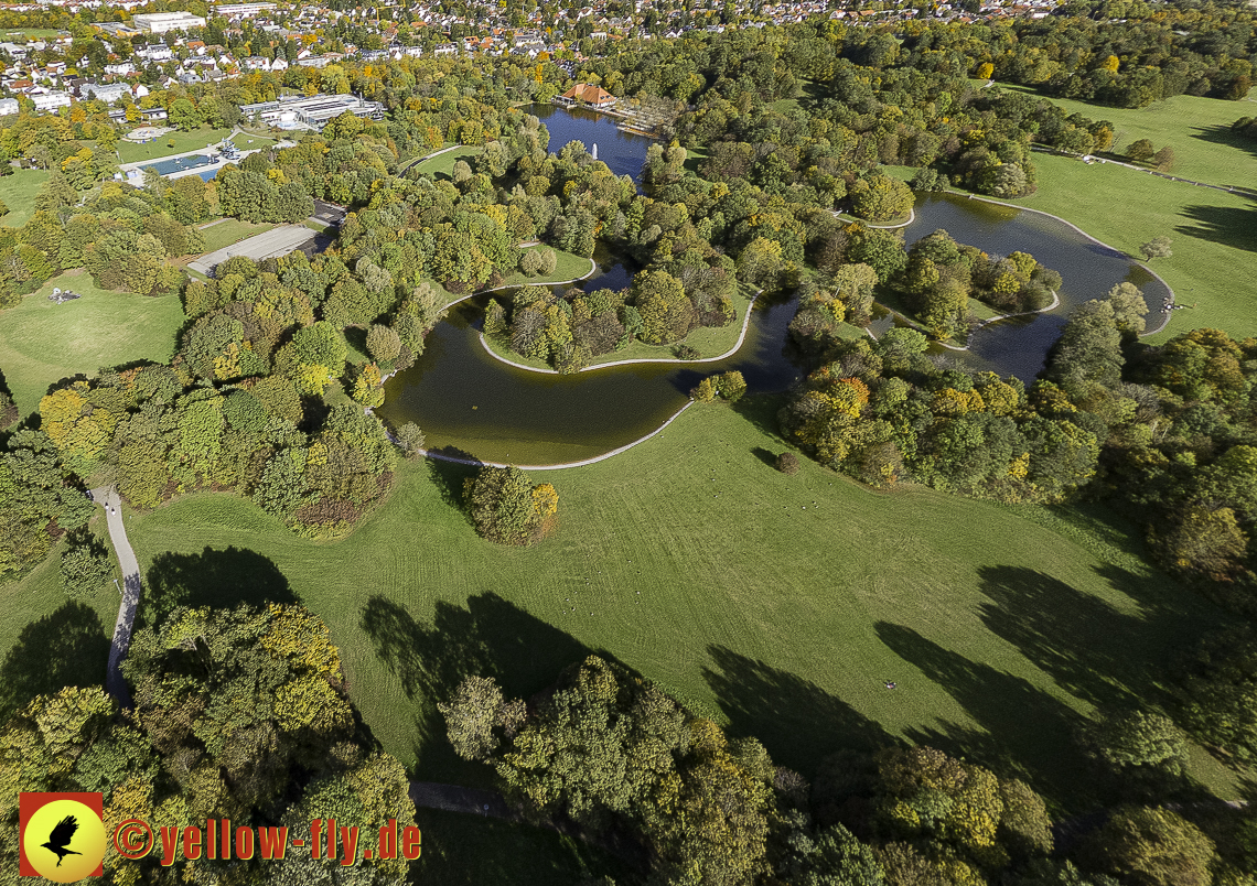 25.10.2023 - der Ostpark mit See und Biergarten