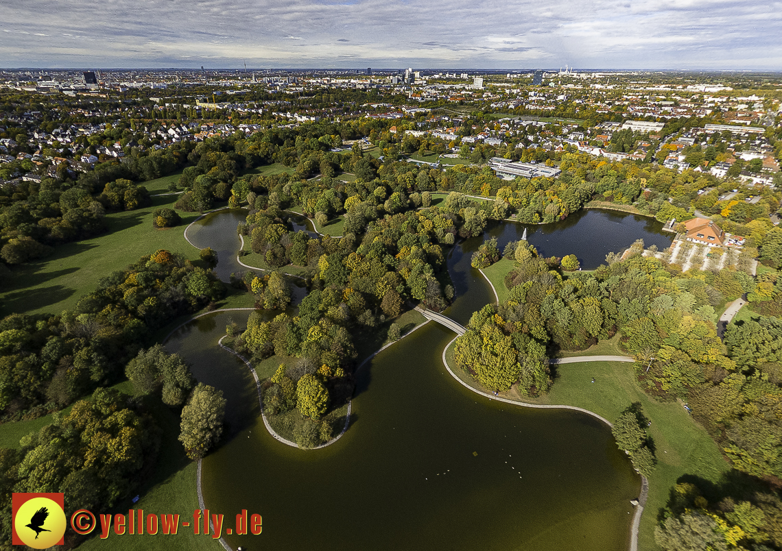 25.10.2023 - der Ostpark mit See und Biergarten