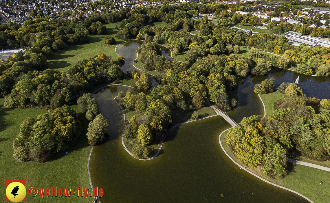 25.10.2023 - der Ostpark mit See und Biergarten