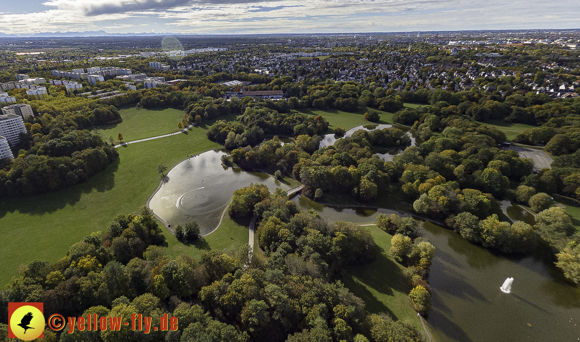 25.10.2023 - der Ostpark mit See und Biergarten