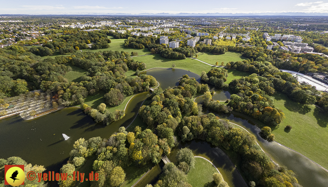 25.10.2023 - der Ostpark mit See und Biergarten