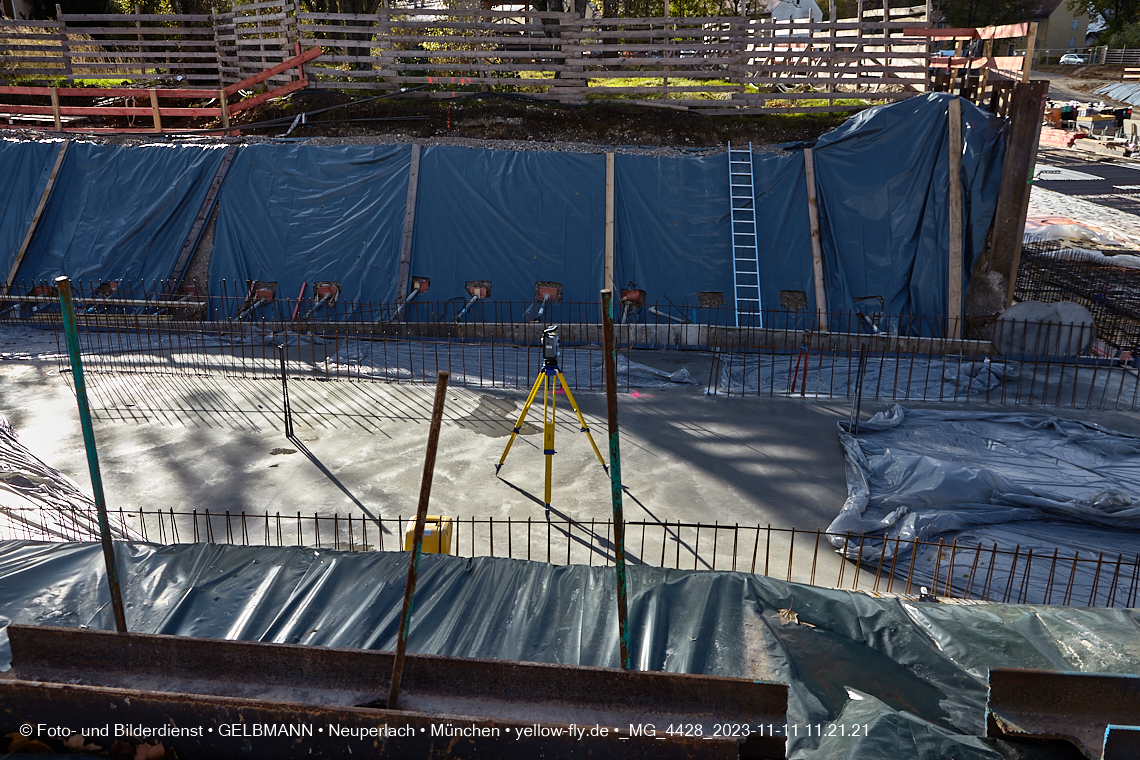 11.11.2023 - Baustelle Maikäfersiedlung in Berg am Laim und Neuperlach