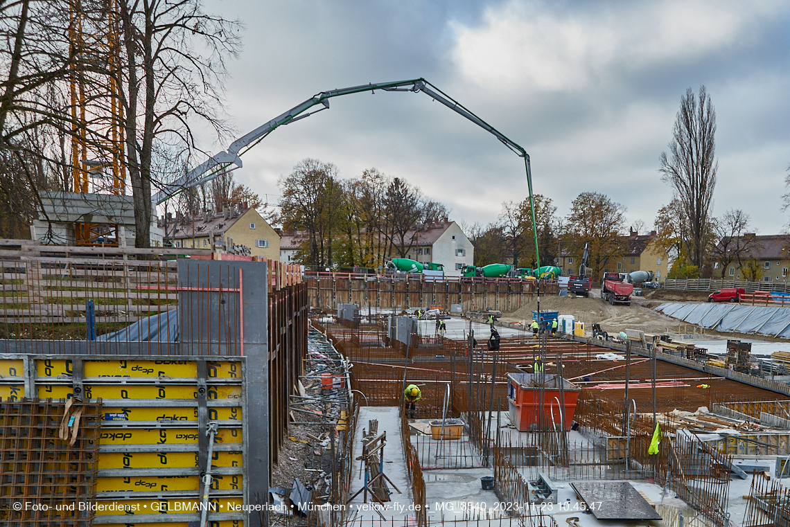 23.11.2023 - Baustelle Maikäfersiedlung in Berg am Laim und Neuperlach