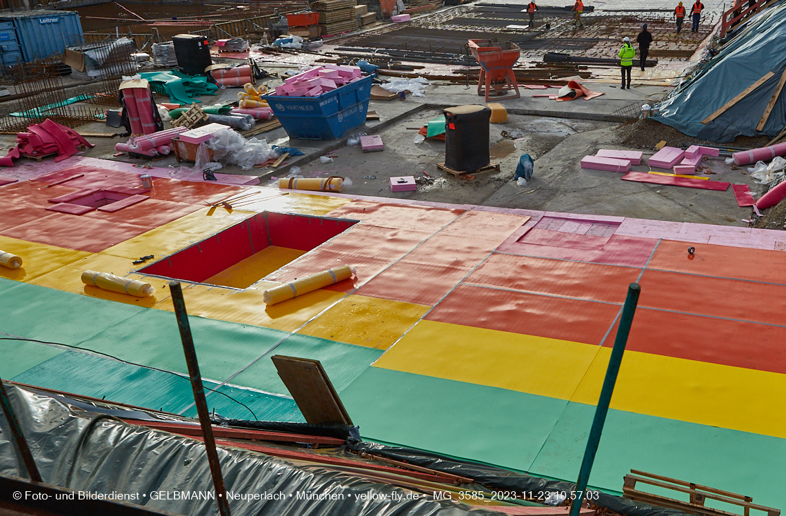 23.11.2023 - Baustelle Maikäfersiedlung in Berg am Laim und Neuperlach