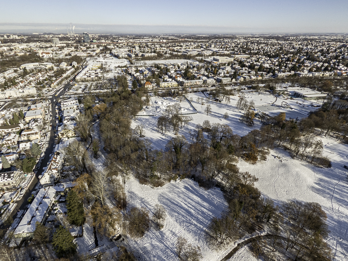 06.12.2021 - Geothermie Baustelle in Berg-am-Laim und Neuperlach