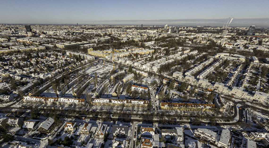 06.12.2021 - Baustelle Maikäfersiedlung in Berg-am-Laim und Neuperlach