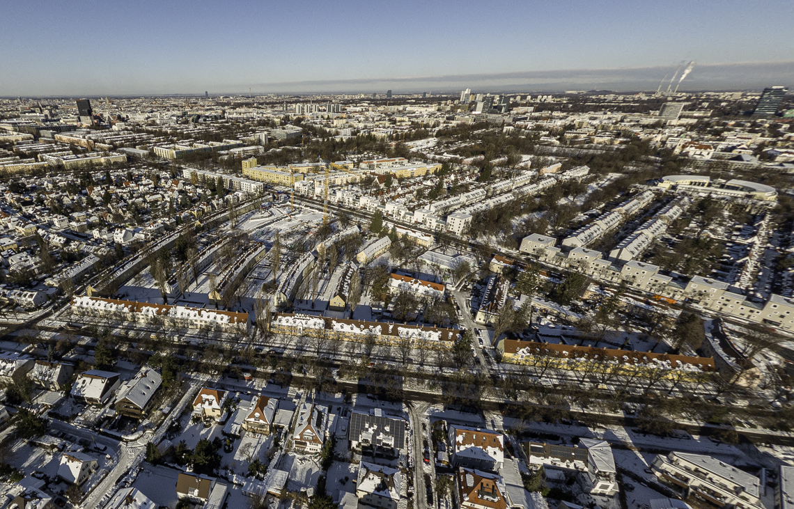 06.12.2021 - Baustelle Maikäfersiedlung in Berg-am-Laim und Neuperlach