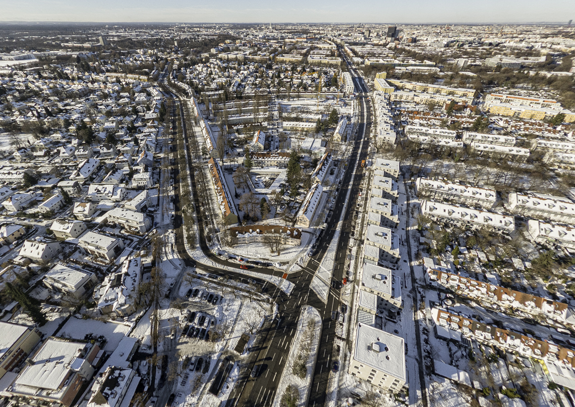 06.12.2021 - Baustelle Maikäfersiedlung in Berg-am-Laim und Neuperlach