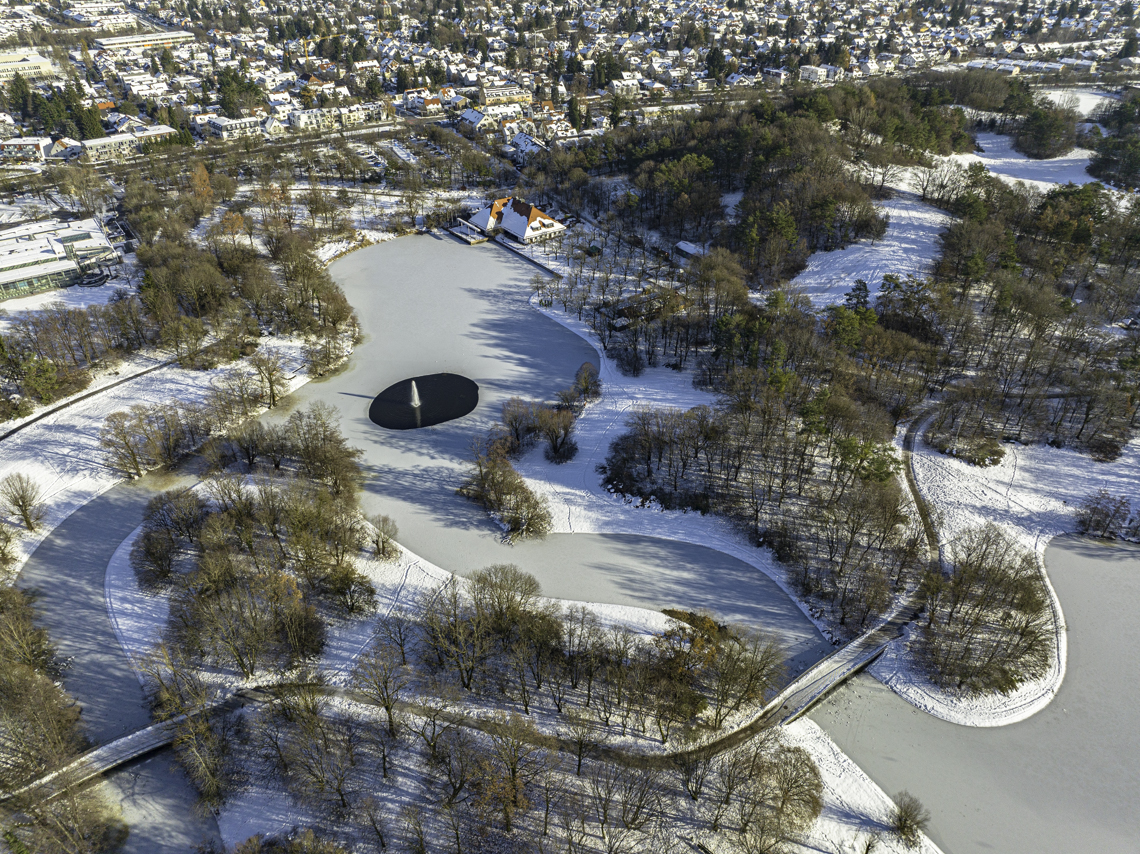 07.12.2021 - Ostpark mir See in Neuperlach