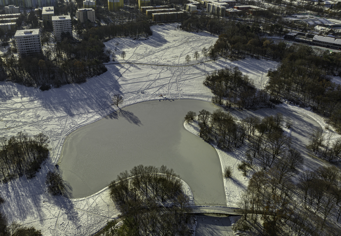 07.12.2021 - Ostpark mir See in Neuperlach