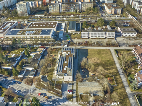 30.01.2024 - Baustelle zur Grundschule am Karl-Marx-Ring in Neuperlach