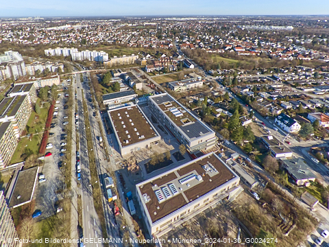 30.01.2024 - Baustelle zur Grundschule am Karl-Marx-Ring in Neuperlach