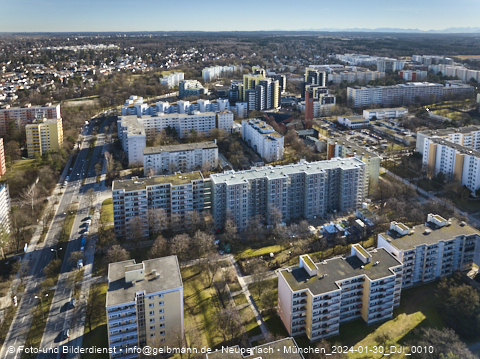 30.01.2024 - Baustelle Karl-Marx-Ring 11-21 in Neuperlach