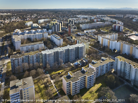 30.01.2024 - Baustelle Karl-Marx-Ring 11-21 in Neuperlach