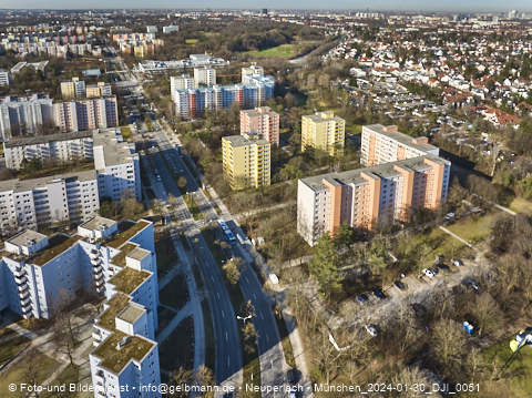 30.01.2024 - Baustelle Karl-Marx-Ring 11-21 in Neuperlach