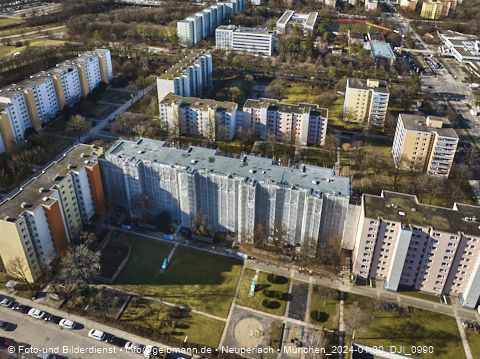 30.01.2024 - Baustelle Karl-Marx-Ring 11-21 in Neuperlach