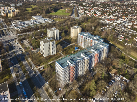 30.01.2024 - Baustelle Karl-Marx-Ring 11-21 in Neuperlach