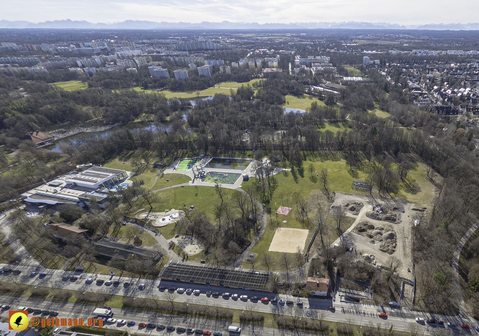 15.02.2024 - Der Ostpark und die Geothermie Baustelle in Berg am Laim und Neuperlach