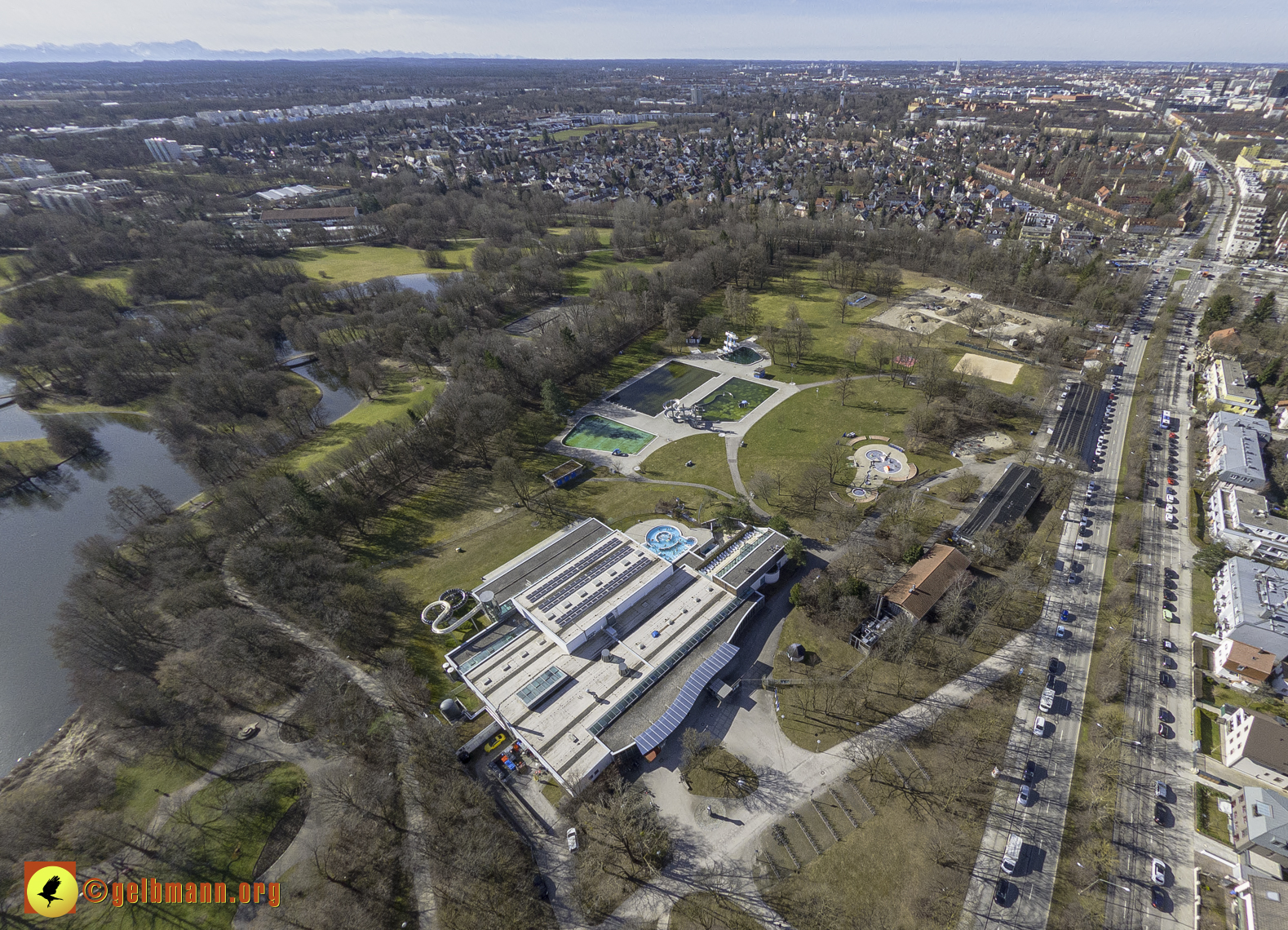 15.02.2024 - Der Ostpark und die Geothermie Baustelle in Berg am Laim und Neuperlach