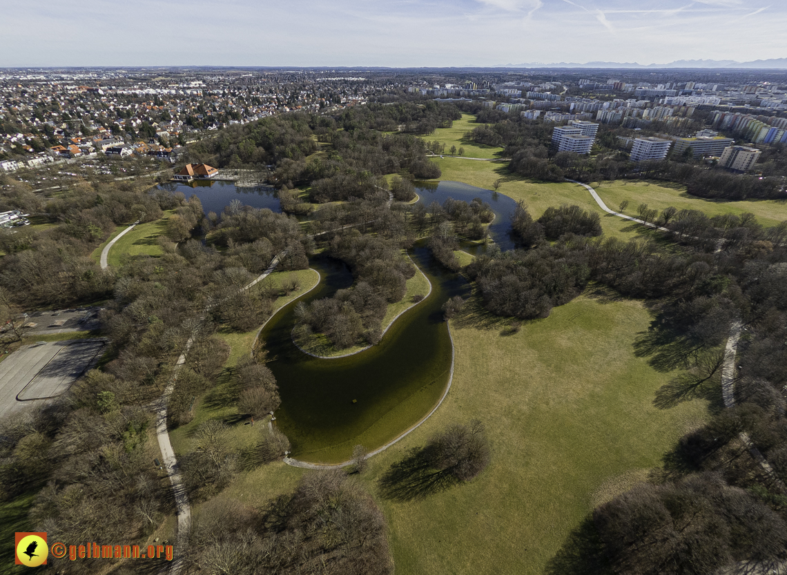 15.02.2024 - der Ostpark mit Umgebung in Neuperlach