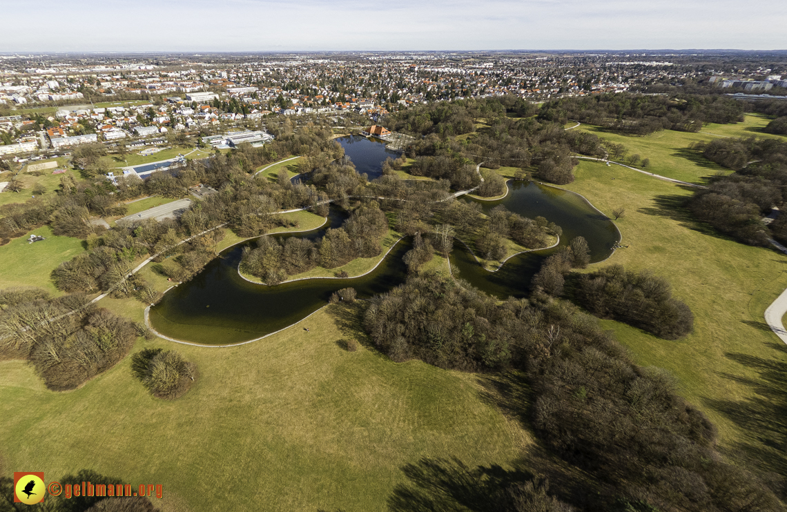 15.02.2024 - der Ostpark mit Umgebung in Neuperlach