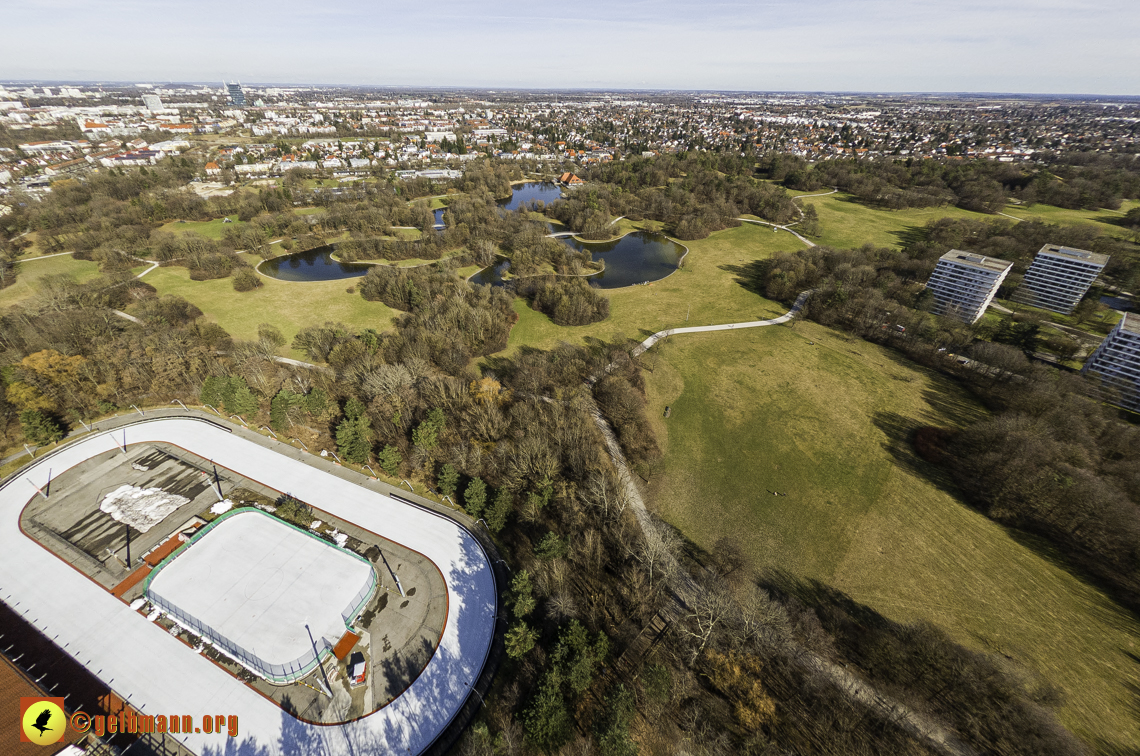 15.02.2024 - der Ostpark mit Umgebung in Neuperlach