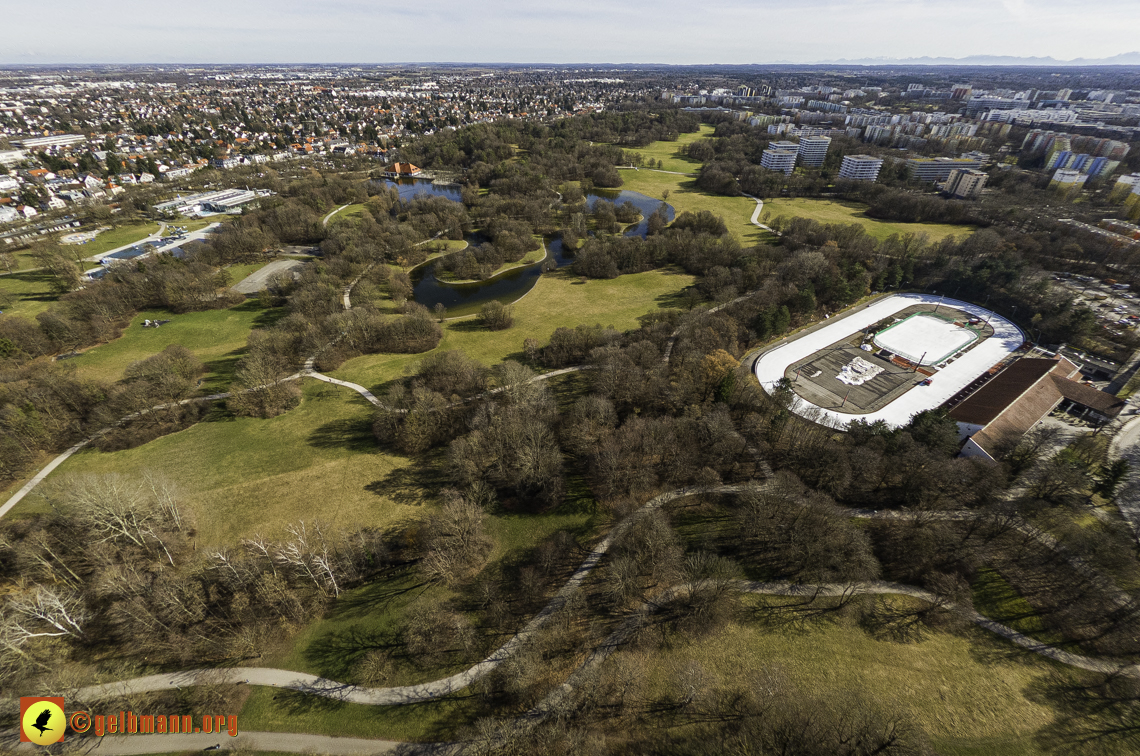 15.02.2024 - der Ostpark mit Umgebung in Neuperlach