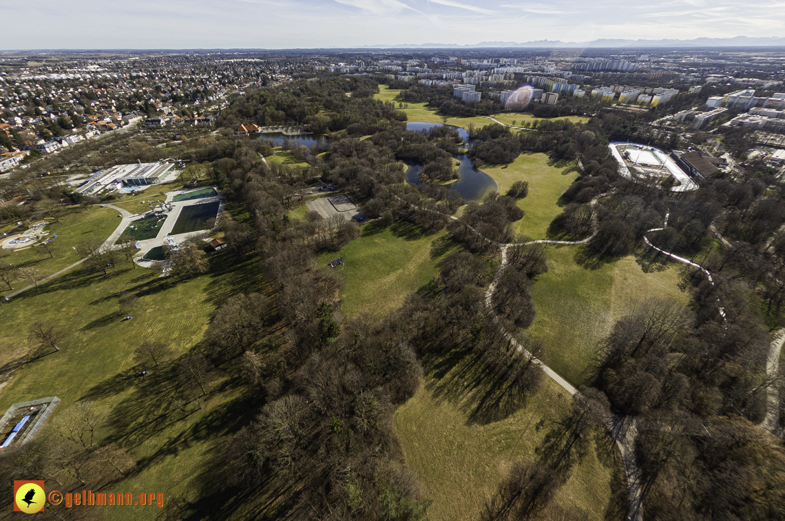 15.02.2024 - der Ostpark mit Umgebung in Neuperlach