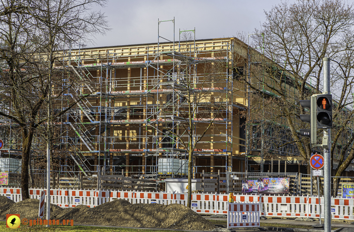 03.03.2024 - Baustelle Haus für Kinder in Neuperlach