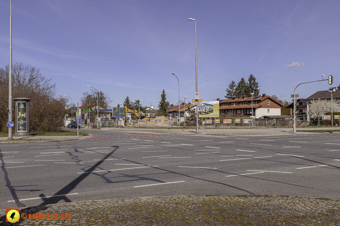 11.03.2024 - Baustelle MONACO an der Heinrich-Wieland/Ecke Corinthstrasse in Neuperlach