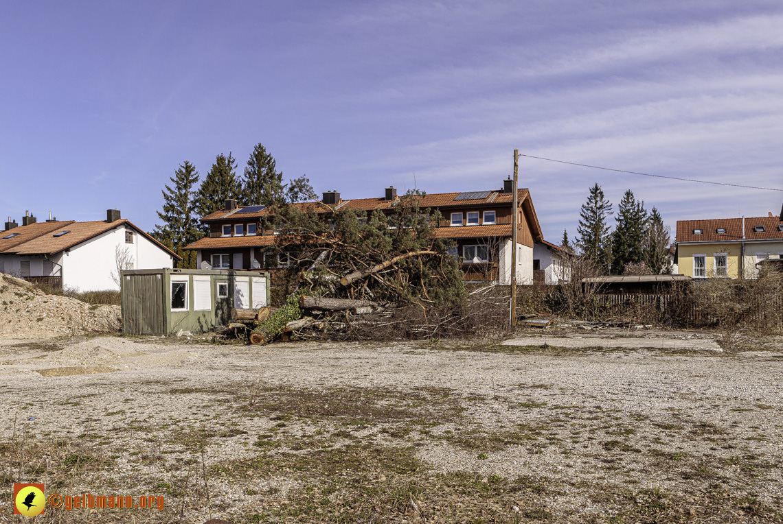 11.03.2024 - Baustelle MONACO an der Heinrich-Wieland/Ecke Corinthstrasse in Neuperlach