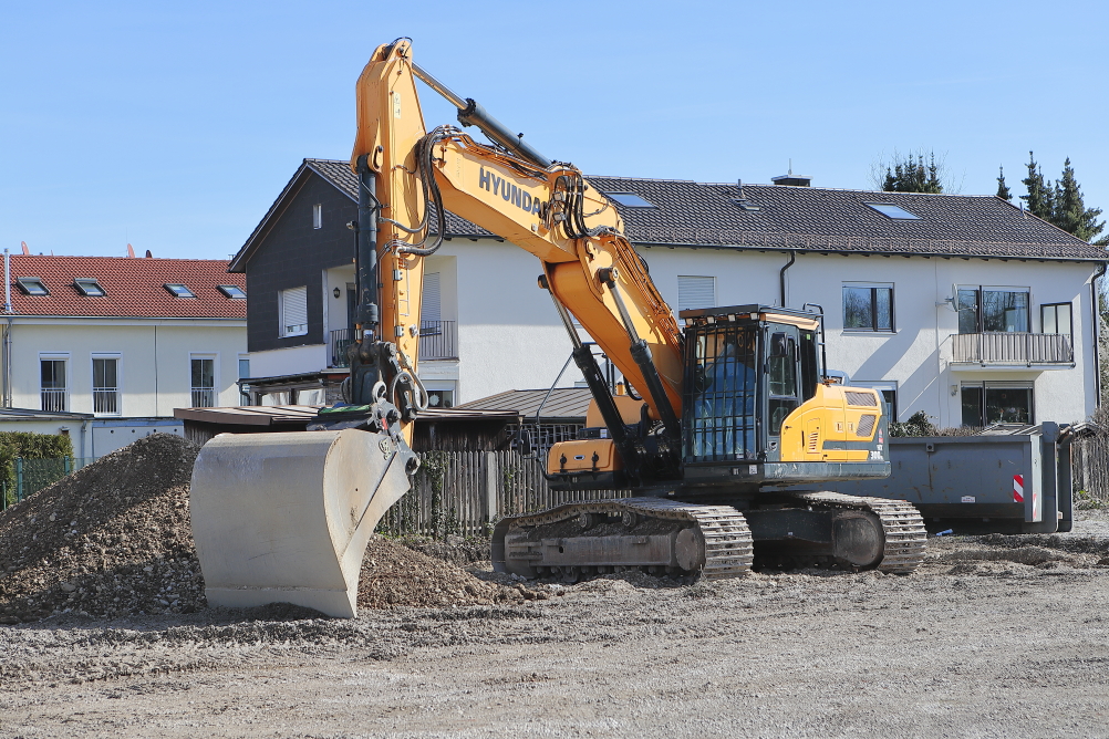 20.03.2024 - Luftbilder der Baustelle MONACO an der Heinrich-Wieland/Ecke Corinthstrasse in Neuperlach