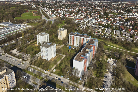 20.03.2024 - Baustelle Karl-Marx-Ring 11-21 in Neuperlach