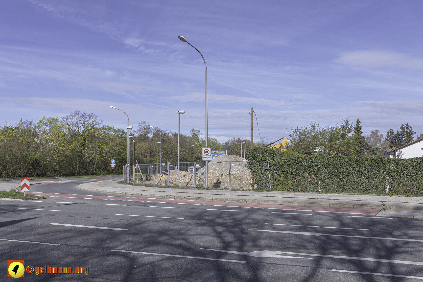 04.04.2024 - Bilder der Baustelle MONACO an der Heinrich-Wieland/Ecke Corinthstrasse in Neuperlach