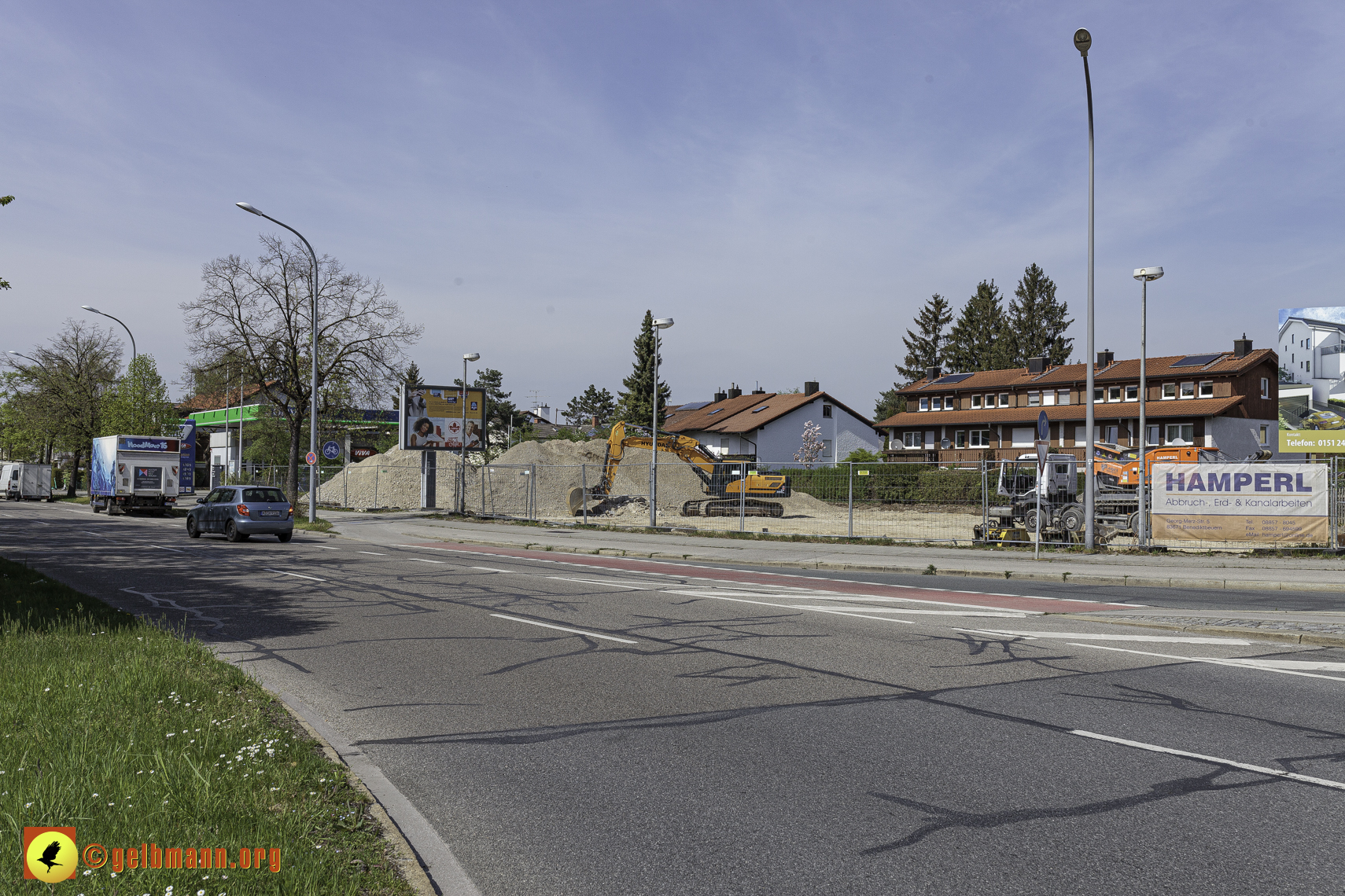 12.04.2024 - Bilder der Baustelle MONACO an der Heinrich-Wieland/Ecke Corinthstrasse in Neuperlach