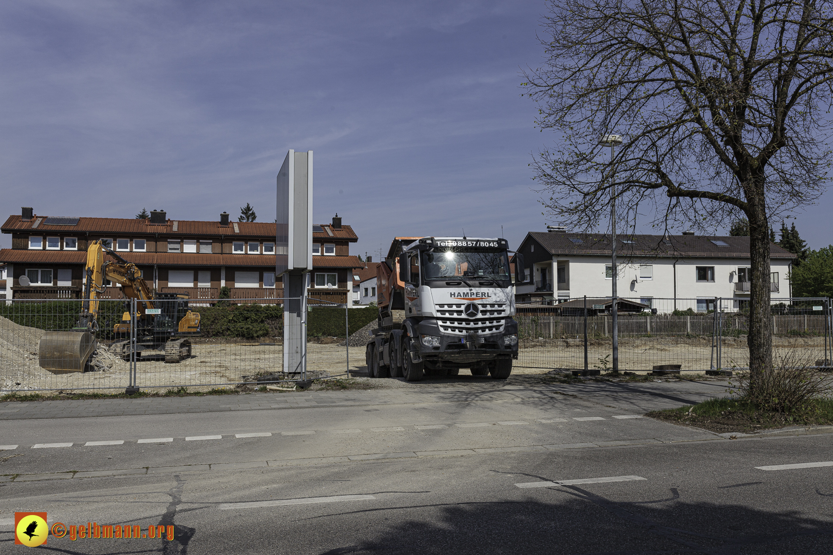 12.04.2024 - Bilder der Baustelle MONACO an der Heinrich-Wieland/Ecke Corinthstrasse in Neuperlach