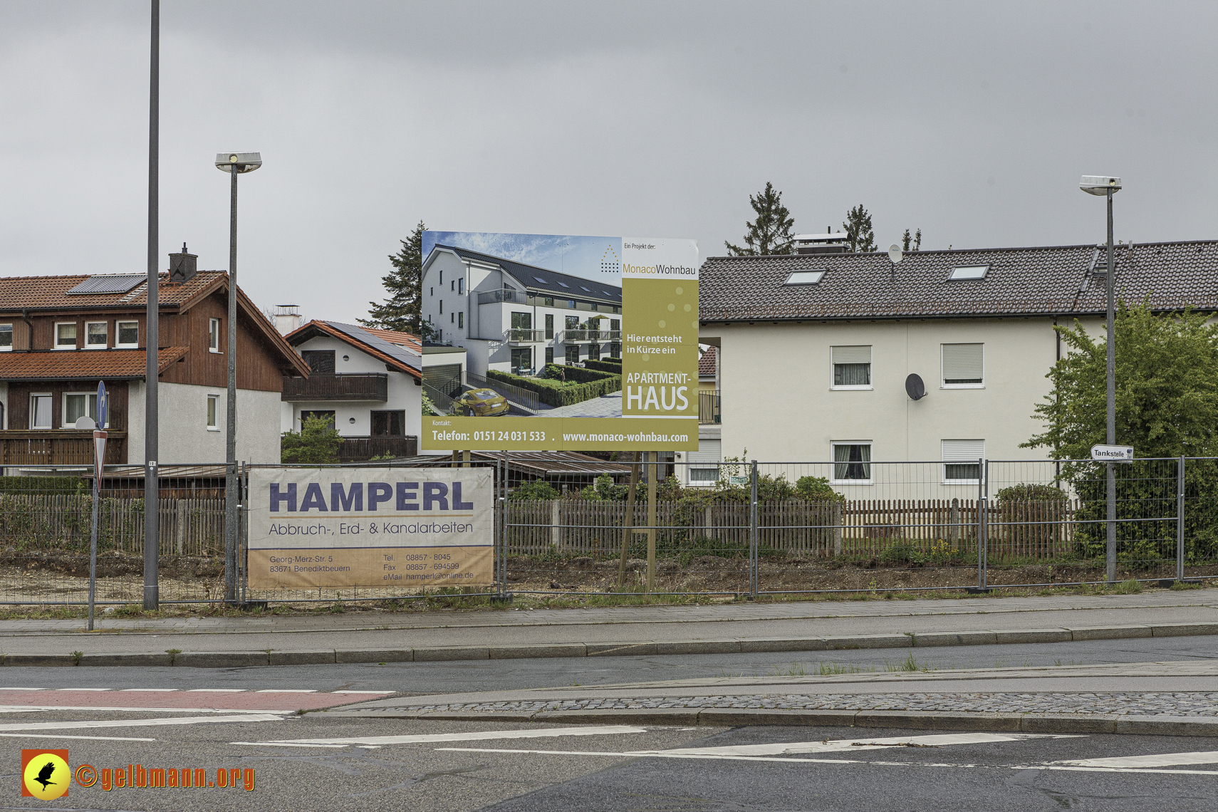 19.04.2024 - Bilder der Baustelle MONACO an der Heinrich-Wieland/Ecke Corinthstrasse in Neuperlach