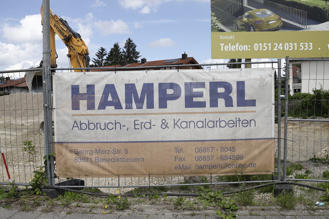 23.05.2024 - Bilder der Baustelle MONACO an der Heinrich-Wieland/Ecke Corinthstrasse in Neuperlach