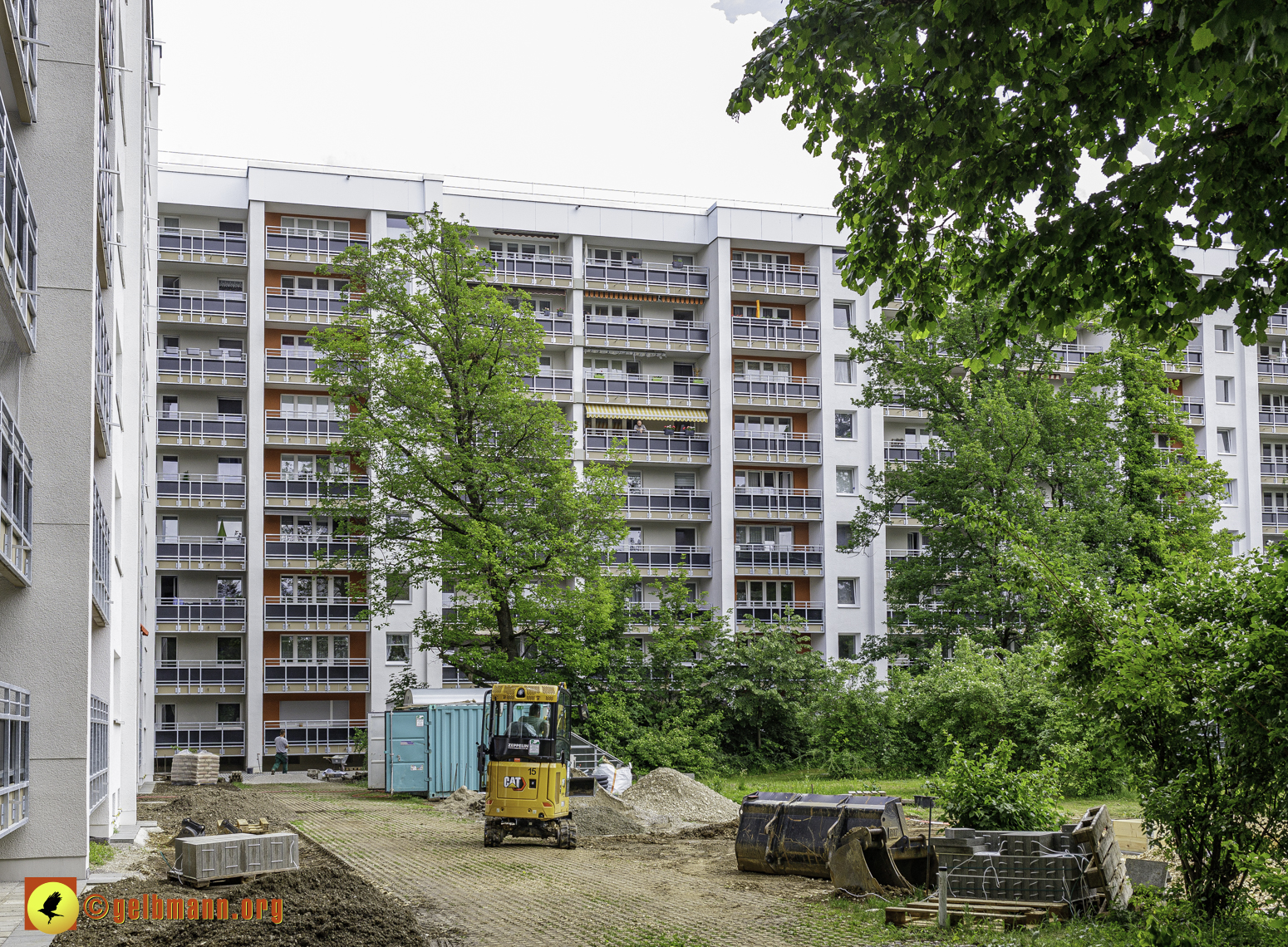 23.05.2024 - GEWOFAG-Sanierung am Karl-Marx-Ring 11-21