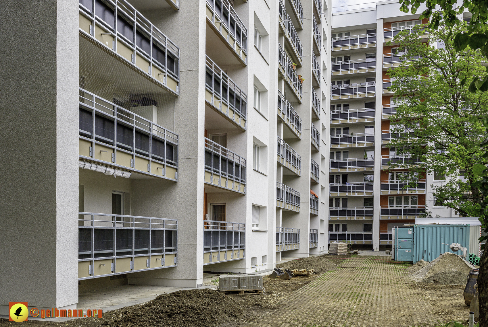 23.05.2024 - GEWOFAG-Sanierung am Karl-Marx-Ring 11-21