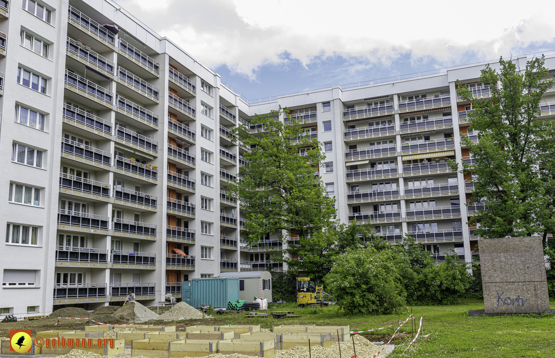 23.05.2024 - GEWOFAG-Sanierung am Karl-Marx-Ring 11-21